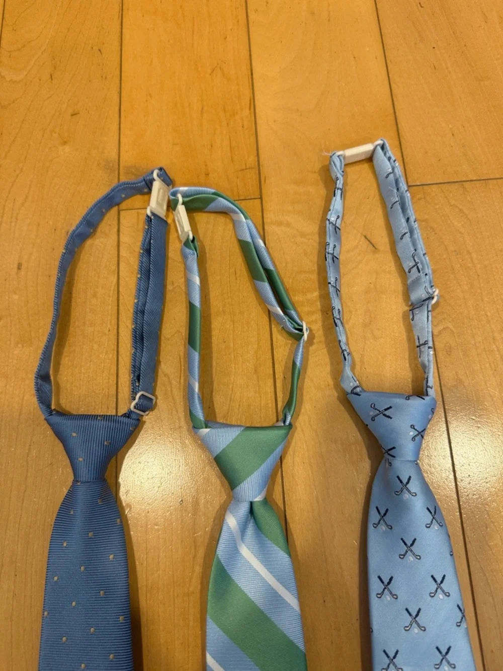 Three Boys' Pre-Tied Neckties in Blue & Green - The Children’s Place